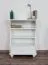 Mobile porta TV in pino massello laccato bianco Junco 209 | 79 x 67 x 42 cm | Design elegante