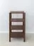 Scaffale | legno massiccio | 3 scomparti | rovere oliato | altezza 80 cm | colore: Tabacco | 43 x 43 x 80 cm | Seille 09