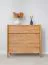 Scarpiera | rovere oliato | 83 x 33 x 80 cm | legno massiccio | 1 cassetto | sistema soft close | colore: rovere | Seille 17