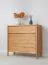 Scarpiera | rovere oliato | 83 x 33 x 80 cm | legno massiccio | 1 cassetto | sistema soft close | colore: rovere | Seille 17
