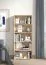 Scaffale Knide 12 | Rovere Sonoma | 5 scomparti | Bordi in ABS | 176,5 x 70 x 24,5 cm
