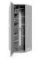 Armadio angolare bianco "Zapopan" 49 | 5 scomparti | 1 anta a specchio | 2 barre appendiabiti | Sistema push to open | 185 x 70 x 70 cm