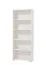 Scaffale alto Knide 09 | Bianco elegante | 5 scomparti | Bordi in ABS | 176,5 x 70 x 24,5 cm
