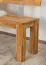 Panca in rovere massello "Wooden Nature" 135 | 180 x 35 cm | Design moderno e artigianalità