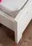 Letto singolo 68, pino massello, bianco, incl. rete a doghe - 90 x 200 cm