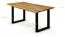 Tavolo da pranzo Taranaki 09 | Rovere massello selvatico oliato | 160 x 90 cm | Design esclusivo