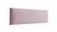 Pannelli imbottiti da tappezzeria rosa | Set 10 pezzi | Velluto | Dimensioni 40 x 15 cm