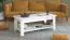Tavolino da soggiorno Palilula 02 | Bianco opaco | 1 ripiano | ABS | 45 x 124 x 60 cm