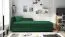 Letto da giorno Lobatos 109 verde scuro | Cuscini inclusi | Testata sinistra | 80 x 195 cm | Spazio contenitore