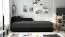 Letto ospiti/daybed Lobatos 09 nero/grigio | Testata sinistra | Cuscini inclusi | 90 x 195 cm | Spazio contenitore