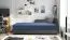 Letto singolo da giorno Lobatos 20 | Grigio/Blu | Testata destra | 90 x 195 cm | Contenitore ribaltabile | Ottima fattura