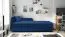 Letto per ospiti Lobatos 13 blu scuro | Testata sinistra | Contenitore | 90 x 195 cm