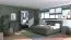 Armadio scorrevole Kule 05 | Grigio grafite | 1 anta a specchio | 6 scomparti | 210 x 179 x 62,5 cm
