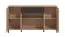 Madia "Kladovo" 03, color rovere Artisan/nero, 3 ante a battente, 1 cassetto, 6 scomparti, bordi in ABS, 170 x 40 x 90 cm