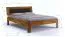 Letto king size "Venant" 02, rovere massello, oliato, 200 x 200 cm