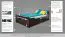 Letto 1 piazza e mezza Easy Premium Line K4 | Faggio massello testa di moro | 2 cassetti | Pannello laterale | 120 x 200 cm