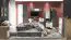 Scrivania per cameretta "Sallingsund" 08 | Rovere, bianco, antracite | 76 x 120 x 51 cm | 1 anta, 1 cassetto, 2 scomparti