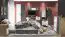 Mensola per cameretta "Sallingsund" 10 | rovere, bianco, antracite | 30 x 120 x 22 cm