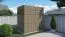 Casetta da giardino, marrone oliva, doppie finestre - 2,31 x 1,52 m, SU: 3,51 m²