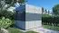 Capanno per attrezzi 01, grigio / antracite - spessore: 19 mm, SU: 5,2 m²