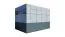 Capanno per attrezzi 02, grigio / antracite - spessore: 19 mm, SU: 7,8 m²