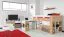 Armadio cameretta Lian 05 | Marrone chiaro, bianco, cappuccino | 195 x 80 x 40 cm | Design moderno