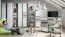 Scrivania per cameretta "Connell" 09 | Bianco e grigio chiaro | 79 x 120 x 51 cm | 2 cassetti robusti
