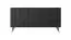 Cassettiera Sloughia 10 nero | 3 cassetti | 2 ante | 4 scomparti | 81 x 163 x 38 cm | Design moderno