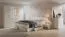 Letto king size "Doxato" 01, bianco, maniglie: metallo, 5 cassetti, superficie di sdraio: 180 x 200 cm