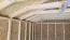 Garage Raabs con porta a tapparella, incl. 2 telecomandi, senza pavimento, 1 porta, 354 x 604 cm, superficie utile: 21 m², tetto: rivestimento in bitume, piccole vetrate