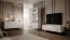 Soggiorno completo - Set E "Sloughia", 3 pz, bianco, maniglie e gambe: metallo