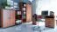Scaffale Mojokerto 12 ripiani | Noce / Nero | 194 x 55 x 39 cm | Design moderno e robusto
