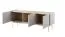 Mobile TV Cascob 01 | cashmere e rovere | 55 x 144 x 37 cm | 3 scomparti | Sistema soft close | Robusto e stabile