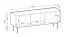 Mobile TV Cascob 01 | cashmere e rovere | 55 x 144 x 37 cm | 3 scomparti | Sistema soft close | Robusto e stabile