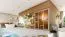 Sauna prefabbricata "Kawir" 68 mm, con 2 finestre e tetto con bordino - misure esterne (l x p x h): 175 x 244 x 199 cm