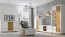Mensola Temecula 08" | Rovere e bianco | 40 x 138 x 21 cm | Design moderno e robusto