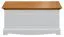 Cassapanca Gyronde 38 | Pino massiccio bianco/rovere | 51 x 112 x 45 cm | Stile provenzale