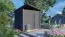 Casetta da giardino Ulm 01 incl. pavimento, antracite - 19 mm Casetta da giardino prefabbricata, superficie utile: 6,94 m²