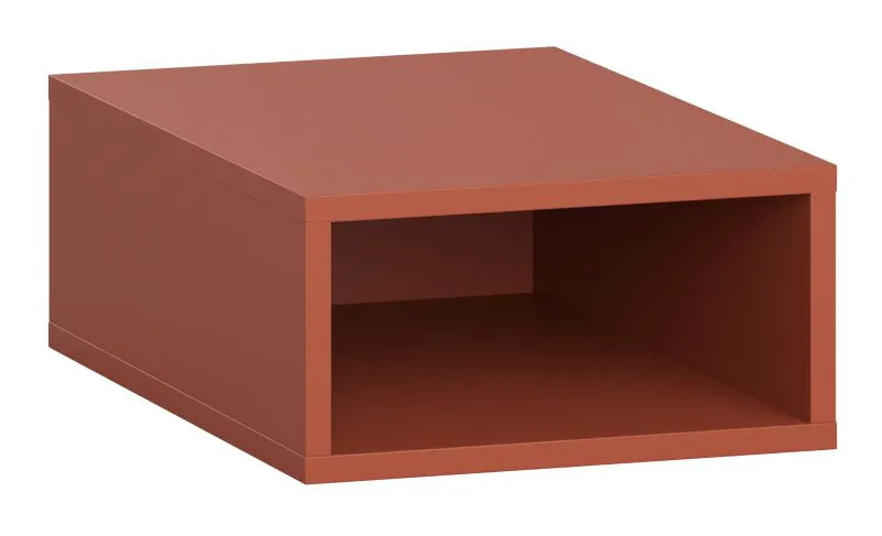 Cubotto "Sarandi", rosso mattone, 31,5 x 40,5 x 15,5 cm
