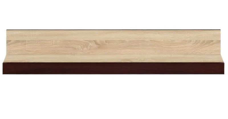 Scaffale Nogales 24 | Rovere Sonoma chiaro e scuro | 22 x 138 x 20 cm | Design moderno e versatile