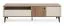 Base TV | noce/cashmere | 180 x 40 x 51 cm | 2 ante | cassetto con sistema soft close | sistema push-to-open | gambe in metallo | bordi in ABS | 3 scomparti | Belladere 06