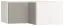 Modulo armadio Bellaco 39 | Grigio/Bianco | 45 x 102 x 104 cm | Design moderno e funzionale
