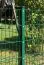 Palo per recinzione Mod. A, Finitura: vernice verde, per recinzioni alte: 83 cm, Lunghezza: 88,5 cm, Punti di fissaggioe: 5
