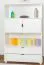 Scaffale pino massello laccato bianco Junco 47A | 158 x 100 x 42 cm | Design moderno, robusto, spazioso