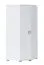 Armadio angolare "Benjamin" 15, bianco - 198 x 86 x 86 cm (h x l x p)