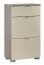 Scarpiera Sabadell 08 | Rovere e Beige Lucido | 108 x 60 x 38 cm | 2 Ante a Ribalta, 1 Cassetto