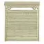 Pannello divisorio da esterno in pino impregnato a pressione | Certificazione FSC® | 180x180 cm | Verde | Acciaio inox