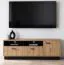 Mobile TV "Kelvizo", color rovere Artisan / antracite, 2 ante, 5 scomparti, 200 x 42 x 53,5 cm