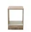 Mobile base per elettrodomestici da incasso Mionica | Grigio rovere e sabbia | 1 anta battente | 82 x 60 x 56,5 cm