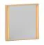 Specchio quadrato "Sarandi" 26, color rovere, illuminazione a LED, 50 x 50 cm